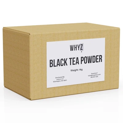Polvo de té negro puro Whyz 1 kg, sin rellenos, probado en laboratorio, se envía 1-3 días hábiles Foto 1 de 4