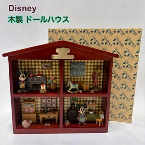 Tokyo DisneySea Topolino Minnie miniatura casa delle bambole in legno decorazione - Foto 1 di 8