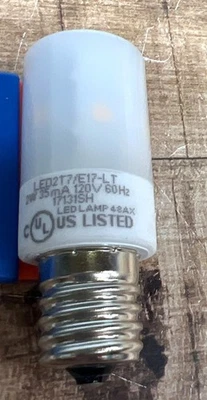 GE LED Light Bulb For Damp Locations Non-Dimmable E17 Base 120V 2W - Image 1 of 3