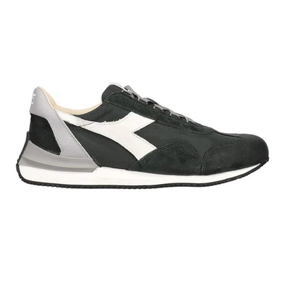 Zapatillas informales diadora Equipe Mad Nubuck Sw con cordones verdes para hombre 179020-70 Foto 1 de 4