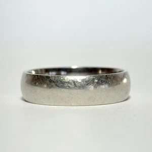 950 Platinum 6mm Size 10.75 Men's Wedding Band Ring 11.8g - Picture 1 of 6
