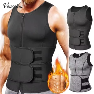 Weste Schlankheitsshirt Sauna Schweiß Kompressionsunterhemd Shapewear Fatburner Arbeit - Bild 1 von 8