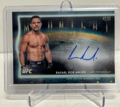 2025 Topps Midnight UFC #HNS-RD Rafael Dos Anjos Horizon Signatures Auto /99 - Image 1 of 2