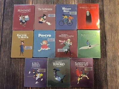 Studio Ghibli 11 Blu-ray Steelbook Collection Lot - Image 1 of 4