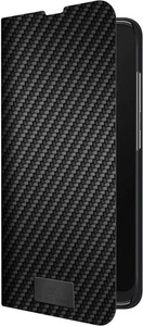 Black Rock Schutzhülle Samsung Galaxy A71 Flex Carbon Booklet Bookstyle schwarz - Bild 1 von 4