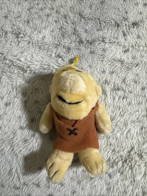 VINTAGE 1989 FRED FLINTSTONE PLUSH STUFFED ANIMAL 7" HANNA BARBERA NANCO - Image 1 of 3