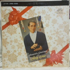 Perry Como Season's Greetings Christmas RCA Victor LSP-2066 Album Vinal LP 1959 - Picture 1 of 6