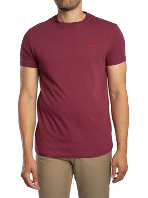 Timberland de los hombres Camiseta Dunstan River Slim, rojo - Imagen 1 de 4