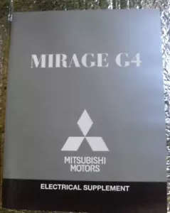 2018 Mitsubishi Mirage G4 Factory Electrical Supplement Manual + Diagrams - Picture 1 of 7
