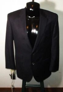 Men's HUGO BOSS Navy Blue Wool Blazer Suit Jacket Size 42R - Picture 1 of 8