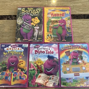 Barney & Friends DVD Lot (5) Adventure Bus, Dino Tale, Musical, House, Songs - Picture 1 of 5
