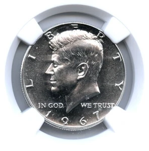 1967 SMS Kennedy Half Dollar, NGC MS68 - Picture 1 of 3