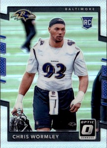 2017 Panini Donruss Optic Football Chris Wormley Silver Prizm Rookie #143 Ravens