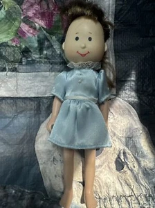 Vintage Madeline Puppe Eden Toys Inc. LB '39 '67 7" beweglich blaues Kleid - Bild 1 von 6