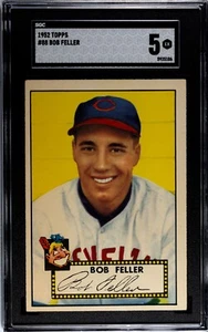 SGC 5 - 1952 Topps # 88 Bob Feller Cleveland Indians HOF - Picture 1 of 2