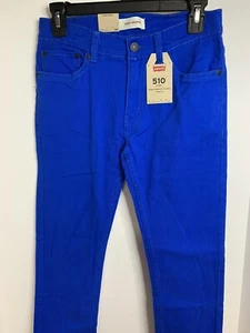 Levi’s 510 Skinny Stretch Boy Jeans 14 REG W27xL27 Blue - Picture 1 of 5