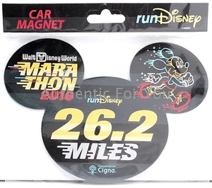 Disney RunDisney 2016 Marathon Weekend Mickey Mouse 26,2 Mickey Ear Car imán - Imagen 1 de 1