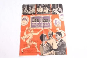 Old Movie Poster Don Juan's Adventure Cinema Film Advertisement Vintage - Picture 1 of 9