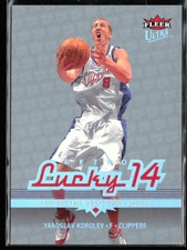 Yaroslav Korolev 2006-07 Fleer Ultra Platinum Medallion Retro Lucky 14 #181 Los