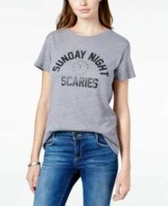 Sub_Urban Riot Women's Grey Sunday Night Graphic T-Shirt, XS, ZR-AA,bs - Picture 1 of 1