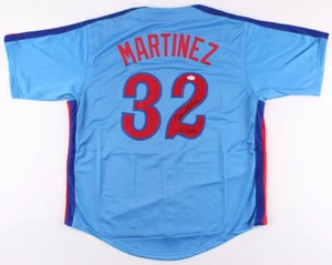 Dennis Martinez Signed Montreal Expos "El Presidente"Jersey Inscribed PG 7/28/91 - Picture 1 of 4