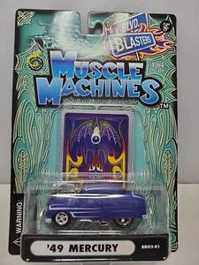 Muscle Machines 1949 Mercury Custom Matte Purple Finish Diecast 1:64 Scale - Picture 1 of 6