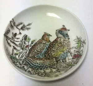 Johnson Brothers Ironstone Game Birds White Coaster Ruffed Grouse 4 1/4" EUC! - Bild 1 von 10