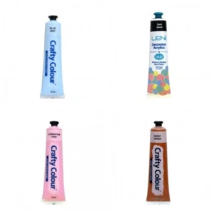 Boyle Crafty Colour Acrylics Paint 75ml Assorted Colours Non-Toxic - Picture 1 of 5