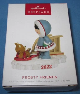 Adorno de Navidad Hallmark 2022 ~ Frosty Friends - Imagen 1 de 3
