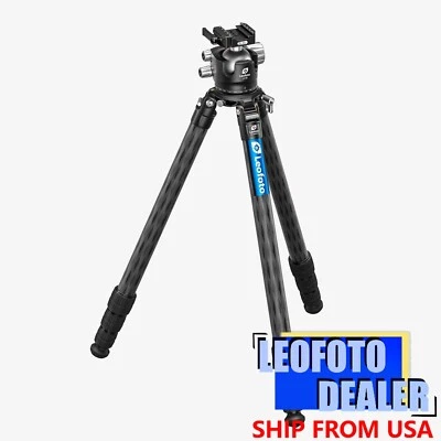 Leofoto LM-324CL X+LH-55LSC Tripod 75mm Outdoor Shooting Set with BallHead - Image 1 of 4