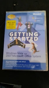Microsoft Windows Vista Getting Started Brand New Sealed Office System Outlook - Picture 1 of 3