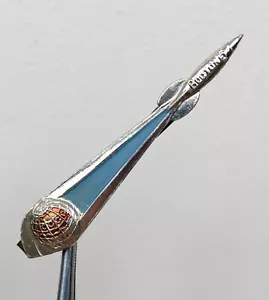Vintage Tie Clip, Astronaut VOSTOK-6 Spacecraft 1963 USSR Soviet Space Spaceship - Picture 1 of 24