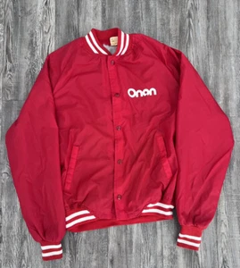 Vintage 60’s Chalk Line Red Bomber Jacket Size Large H3 - Picture 1 of 10