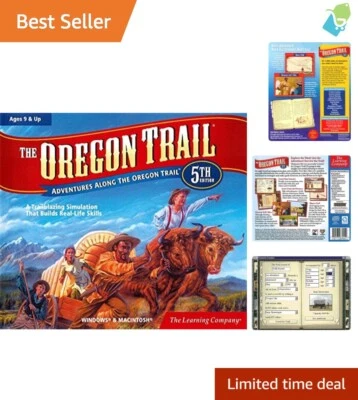 Oregon Trail 5th Edition: Educational Adventure Game for Kids, 5.5” Compact Size - Image 1 of 4