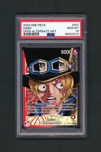 One Piece Op05 Awakening Of The New Era Sabo Alt Art Leader English OP05-001 - Picture 1 of 2