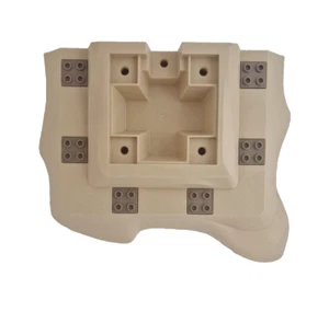 LEGO 3D Tan Baseplate Building Board 18x22 from Set 6241 Loot Island part 64649 - Picture 1 of 8