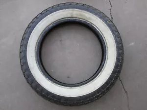 Harley-Davidson 16 x 5 Wide White Wall Coker Tire Panhead EL FL FLH OEM - Picture 1 of 5