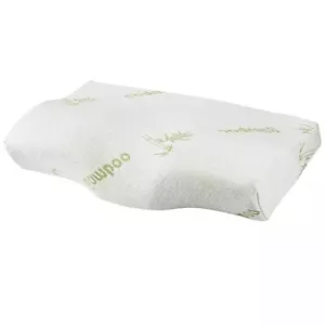 Orthopedic Memory Foam Contour Sleep Pillow Neck Support with Cool Bamboo Cover - Picture 1 of 5
