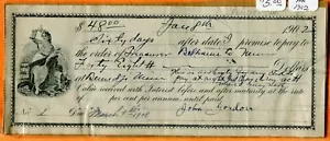 Bemidji, MN, Promissory Note 1902 to County Treasurer, See Scans - Picture 1 of 2