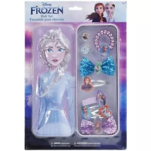 Disney FROZEN Townley Hair Accessories with Tin Pencil Case Gift Set - Picture 1 of 8