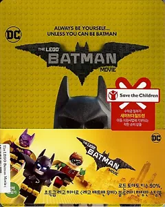 The LEGO Batman Movie Limited Edition SteelBook (Region Free Korea Import) - Picture 1 of 2