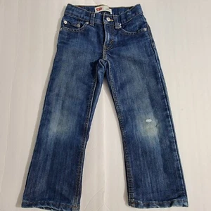 Boys Levi Strauss 514 Jeans Adjustable Waist size 5 Reg 4-5 yrs 104-110CM - Picture 1 of 10