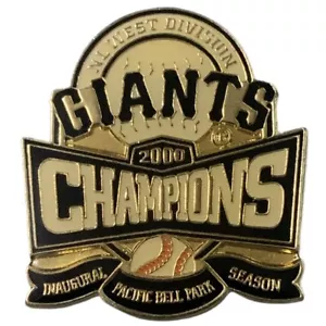 2000 MLB San Francisco Giants NL West Division Champions Souvenir Pin - Bild 1 von 2