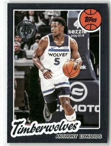 2025-26 Topps #80BK-90 Anthony Edwards 1980-81 Topps Basketball - Picture 1 of 2
