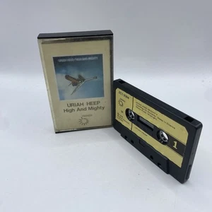 URIAH HEEP - UK CASSETTE TAPE - HIGH AND MIGHTY - Picture 1 of 11