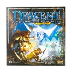 FFG Gioco da Tavolo Discesa 2° Edizione con Inserto in Legno VG+/NM - Foto 1 di 2