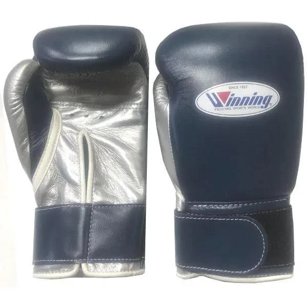 Winning Boxhandschuhe CO-MS-300B 10oz Navy Silver Professional Tape Type JAPAN - Bild 1 von 1