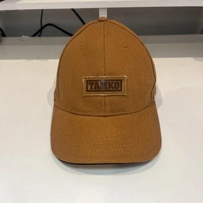 TAMKO Patch Heavy Canvas Workwear  Ball Cap Hat Adjustable Strap-back Brown OS - Image 1 of 4