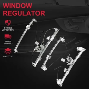 Pair Power Window Regulator w/ motor Front Left Right For 2004-08 Ford F-150 - Picture 1 of 8