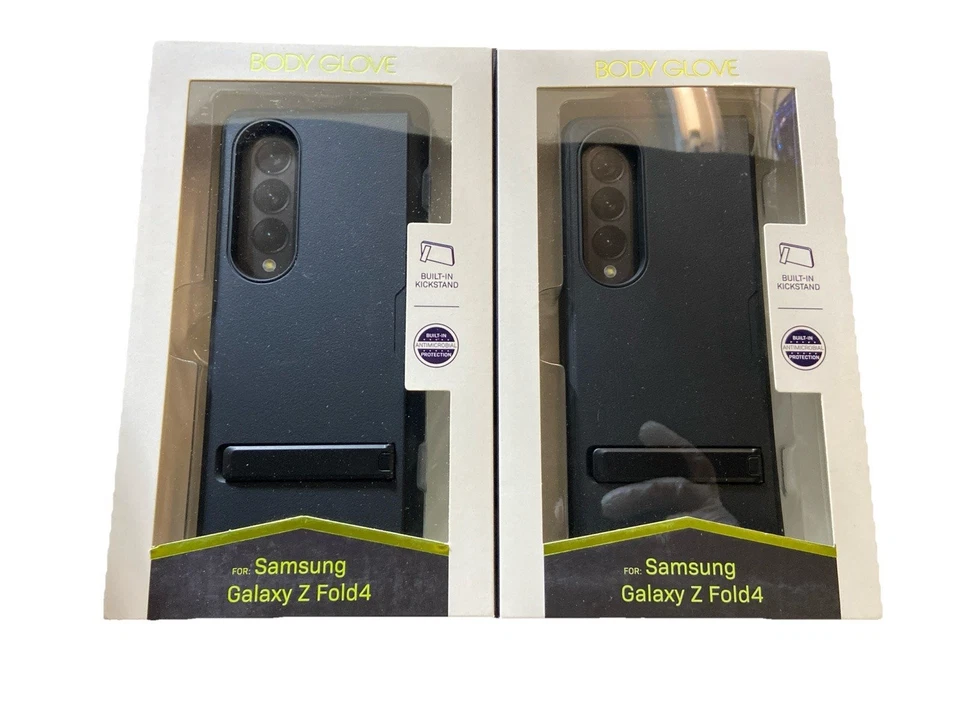 (2)Body Glove Kickstand Case for Samsung Galaxy Z Fold 4  - Black - Image 1 of 1